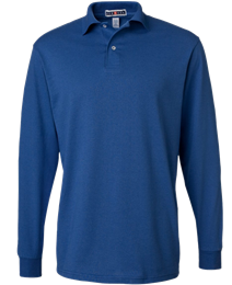 Long-Sleeve Jersey Polo