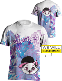 Dye Sublimation Tee: Flower